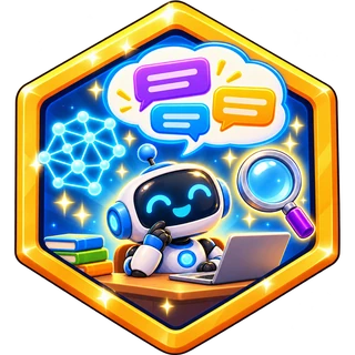 Artificial intelligence badge